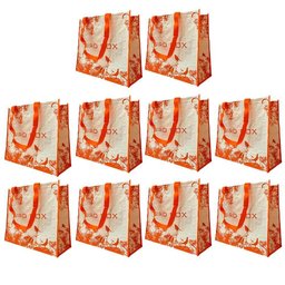 Bolsa Ecobag Sacola de Ombro Ecologica Kit 10 Uni Compras Mercado Reutilizavel Dobravel Multiuso - 1