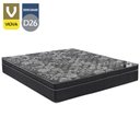Ver imagem 2 de Colchão Viúva Ortobom ISO Molas Nanolastic Black Ortopillow Preto/Cinza 128X188X35