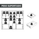 Ver mais imagens de Guarda-Roupa Casal 6 Portas 100% MDF com Espelhos e Pés Volpi Marrom/Cumaru