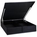 Ver imagem 1 de Base Baú Physical Corino Queen 158x198x39cm Ortobom Preto