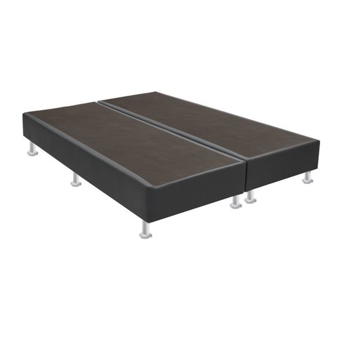 Base Sommier Corino Queen 158x198x30cm Ortobom Cinza