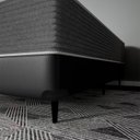 Ver mais imagens de Base Sommier Corino Queen 158x198x23cm Ortobom Preto
