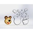 Ver imagem 1 de Cortador Masha e o Urso Tamanho 5cm