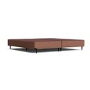 Ver imagem 2 de Base Sommier Camurça Queen 158x198x36cm Ortobom Bege/Marrom Claro