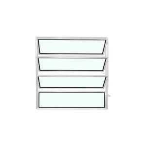Vitro Basculante 80x80 Alumínio Branco