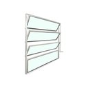 Ver imagem 2 de Vitro Basculante 80x80 Alumínio Branco Vidro Liso