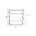 Ver imagem 4 de Vitro Basculante 80x80 Alumínio Branco Vidro Liso