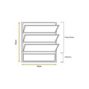 Ver imagem 5 de Vitro Basculante 80x80 Alumínio Branco Vidro Liso