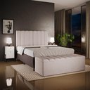 Ver imagem 6 de Calçadeira Recamier Baú para Cama de Casal King Dália 195x50 Cm W01 Linho Cru - Lyam