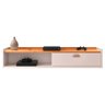 Rack Suspenso Sala Quarta com 1 Porta e Nicho Home Decor 1.20 - Rpm:off/cinamomo - 1