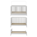 Ver imagem 5 de Berço Americano 3 em 1 para Colchão 130x70cm Multimóveis 0527PA Branco