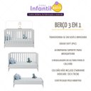 Ver imagem 3 de Berço Americano 3 em 1 para Colchão 130x70cm Multimóveis 0527PA Branco