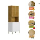 Ver imagem 4 de Armário Paneleiro 3 Portas 1 Gaveta Art Freijó Ártico Riscatto – Kits Paraná