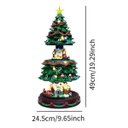Ver imagem 6 de Enfeite Natalino Arvore de Natal Movimento Sobe Desce Trem Giratorio Musical Led Festa Fim de Ano Ce