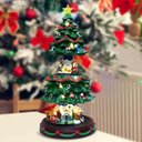 Ver imagem 3 de Enfeite Natalino Arvore de Natal Movimento Sobe Desce Trem Giratorio Musical Led Festa Fim de Ano Ce