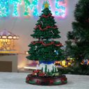 Ver mais imagens de Enfeite Natalino Arvore de Natal Movimento Sobe Desce Trem Giratorio Musical Led Festa Fim de Ano Ce