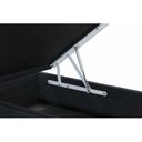 Ver imagem 3 de Base Baú Physical Camurça Queen 158x198x39cm Ortobom Preto