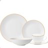 Aparelho de Jantar e Chá Legacy Gold 30pç Porcelana L`hermitage - 1