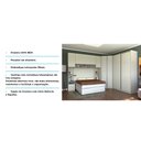 Ver imagem 5 de Guarda Roupa Canto Casal 10 Gavetas e 9 Portas Legno Crema com Kashmir Prime Luciane Móveis