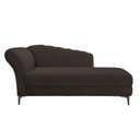Ver imagem 1 de Divã Dani 1,40m Suede Marrom - Dominic Decor