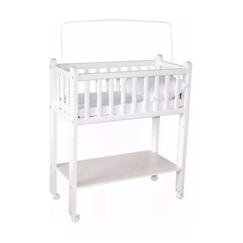 Haste Mosquiteiro Varal Suporte para Berços Bebe 90cm Anti Insetos Cor Branco