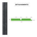 Ver imagem 3 de Painel Ripado Laminado de Eva Autocolante Rpdod 10cm Linha Urban Plus Black 10 Metros Rpdod 04