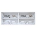 Ver mais imagens de Lavanderia Modulada Guarapari 2 Armários Aéreos - Kaiki Móveis Branco