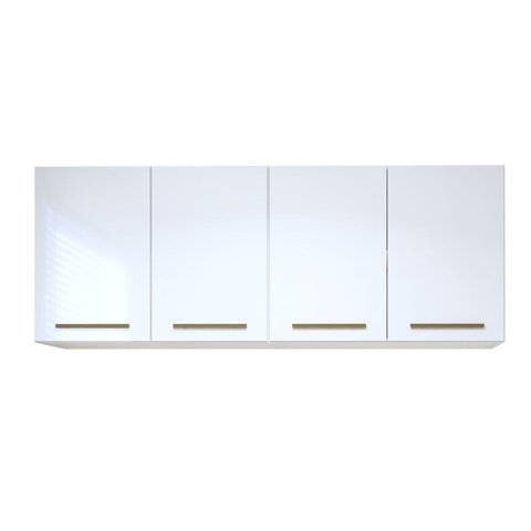 Lavanderia Modulada Guarapari 2 Armários Aéreos - Kaiki Móveis Branco