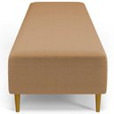 Ver imagem 4 de Puff Decorativo Bali W01 Pés Palito 170x60cm Bouclê Mostarda - Lyam Decor