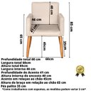 Ver imagem 2 de Poltrona para Quarto Infantil Tecido Suede Resistente Espaço Pequeno Pés de Madeira Estudo