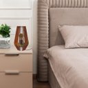 Ver imagem 2 de Abajur de Mesa em Mdf - Cor: Marrom