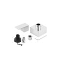 Ver imagem 4 de Acabamento para Banheiro Registro Geral 1.1/4 1.1/2 50mm Alavanca Quadrado Cromado Chuveiro Padrão D