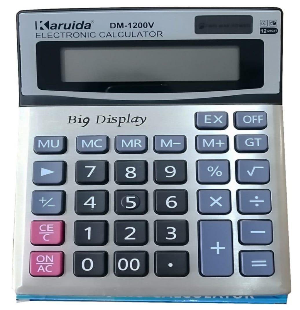 Calculadora Eletrônica Comercio Mesa 12 Dígitos Dm-1200V