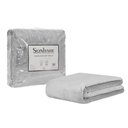 Ver imagem 3 de Cobertor Manta Super Soft 300g Casal 1,80mx2,20m Prata Sonhare
