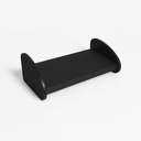 Ver imagem 1 de Apoio Descanso Base Suporte para Pés Escritório Home Office Madeira Preto