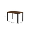 Ver imagem 2 de Mesa Retangular 120x80cm Tampo em Mdf Monaco