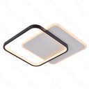 Ver imagem 1 de Plafon Led 40cm 58w 4200lm 3000k Bivolt Metal Preto com Acrílico e Silicone