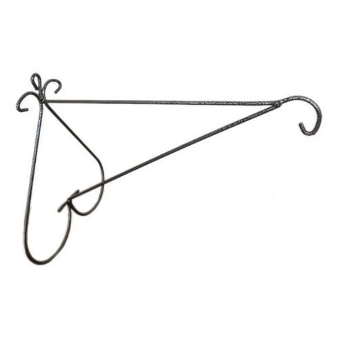 2 Suportes Parede 25cm P/ Pendurar Plantas Pendente Coração