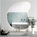 Ver imagem 1 de Espelho Led Orgânico Iluminação Botão Touch Screen 71x59