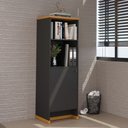 Ver imagem 1 de Armário Alto 2 Prateleiras Tampo Mdp 25mm Berlin - Vianossa