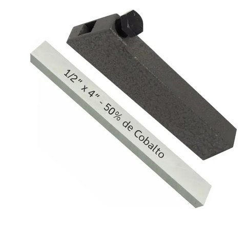Kit Bits Quadrado 1/2 X 4 - 50% de Cobalto + Porta Bits 1/2