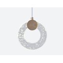 Ver imagem 2 de Lustre Anel Moderno Luminária Pendente Luxo Dourado