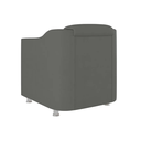 Ver imagem 5 de Kit 8 Poltronas Decorativa Reforçada Recepção Clinica Salão Suede:cinza