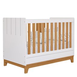 Berço Mini Cama Biscoito Branco/nature - Permóbili Baby - 1