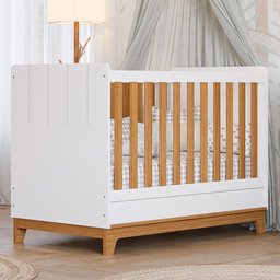 Berço Mini Cama Biscoito Branco/nature - Permóbili Baby - 2