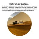 Ver imagem 7 de Rack com Painel para Tv até 60 Polegadas 164cmx180cm em Madeira Maciç Marrom Cinamomo/Off White