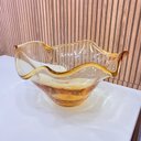 Ver imagem 2 de Centro de Mesa / Champanheira em Cristal de Murano Âmbar Cristais São Marcos