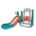 Ver imagem 1 de PLAYGROUND INFANTIL 3X1 VERDE E LARANJA - IMPORTWAY