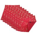 Ver imagem 1 de Jogo Americano Luxo Natalino Decoração Natal Dupla Face 8 UN