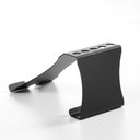 Ver imagem 3 de Suporte Porta Celular e Canetas de Mesa Escritório Aço Preto